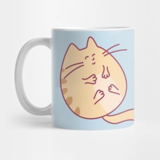 Cat on its Back - Cute Cat Collection Mug